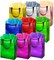 12 PCS Colorful Reusable Gift Bags with Tissue Paper – Medium Size, Sparkly Party Favor Bags for Birthdays, Weddings, Shopping & Goodie Bags (12 Colors-12pcs-Medium)